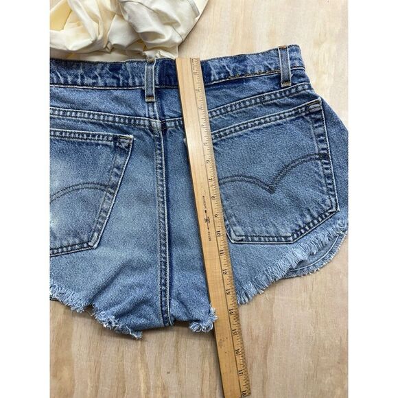 Levi’s (34”) & Free People Intimate (m/l) Bundle-Concert Ready- Cutoff Shorts - Picture 5 of 8